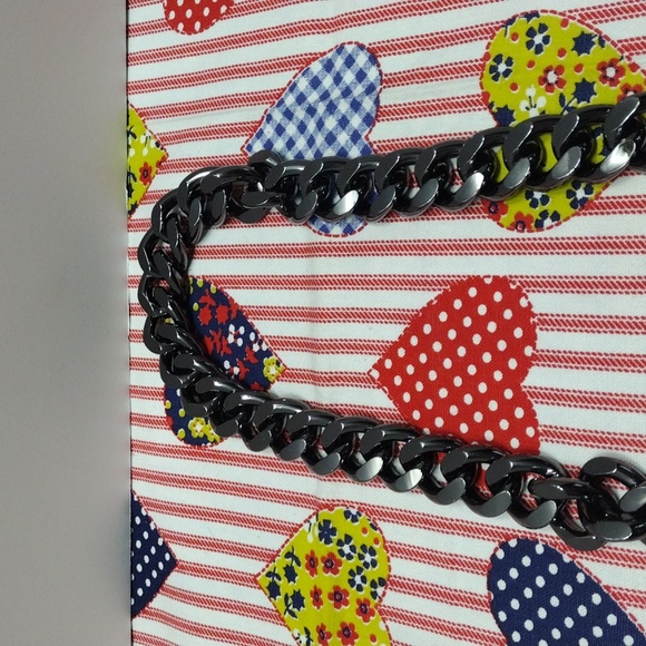 Glossy Black Chain Purse Strap 41" Long x 3/4" Wide #GBS-1 - Picture 7 of 7